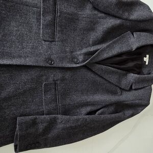 RW & Co Gray Herringbone Women's Blazer Size 16